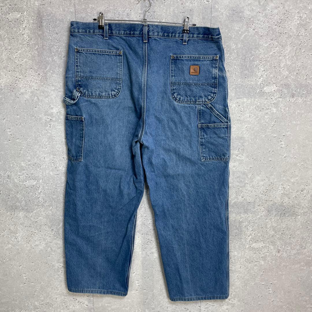 カーハート　ペインターパンツ　デニム　ジーンズ　ブルー　W42 L29相当