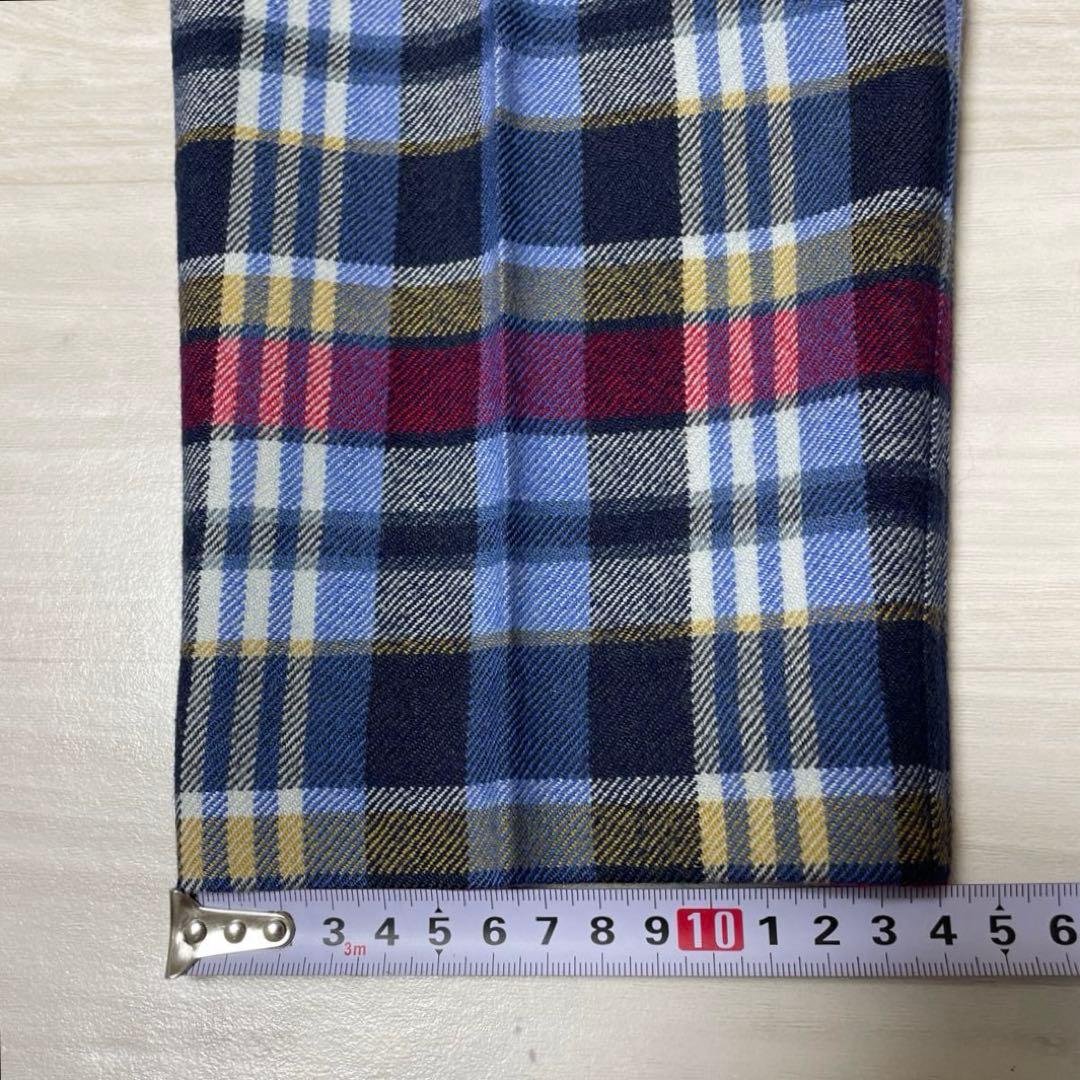 Christian Dior クリスチャンディオール チェック ウールパンツ S