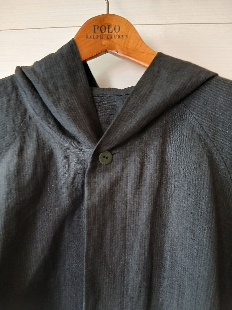 美品 JURGEN LEHL リネンフード付きオーバーサイズジャケット