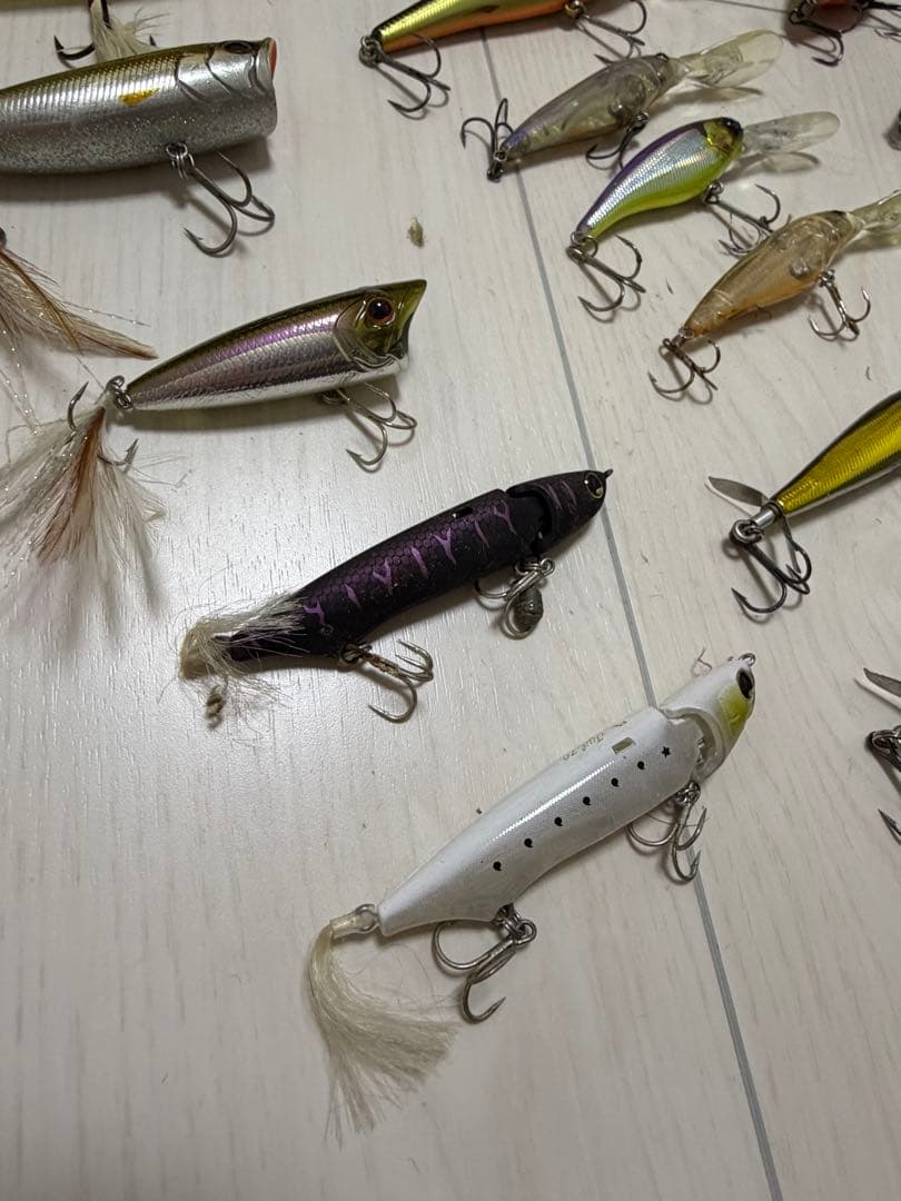 クランク　シャッド　ミノー　ポッパーなどなど