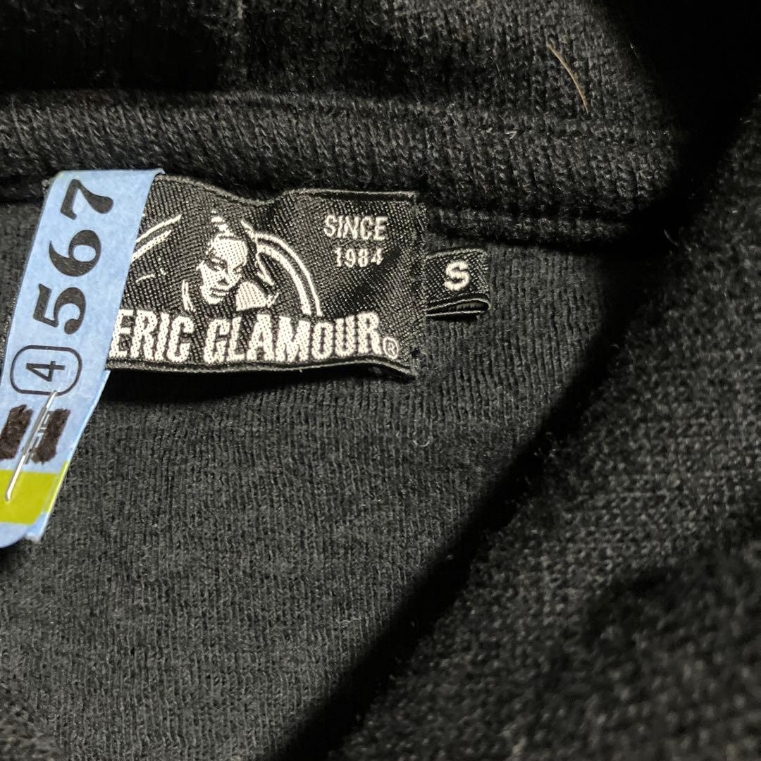 Hysteric Glamour ブラック ジップアップパーカー S ウール混