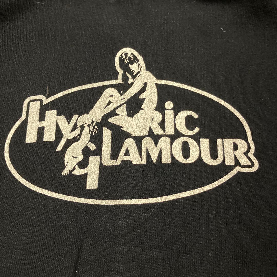 Hysteric Glamour ブラック ジップアップパーカー S ウール混