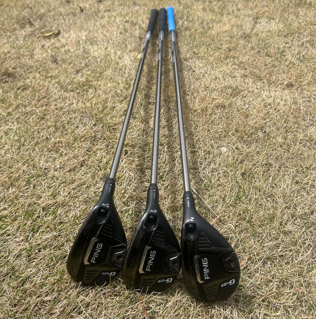 PING G425 ユーティリティ 3本セット