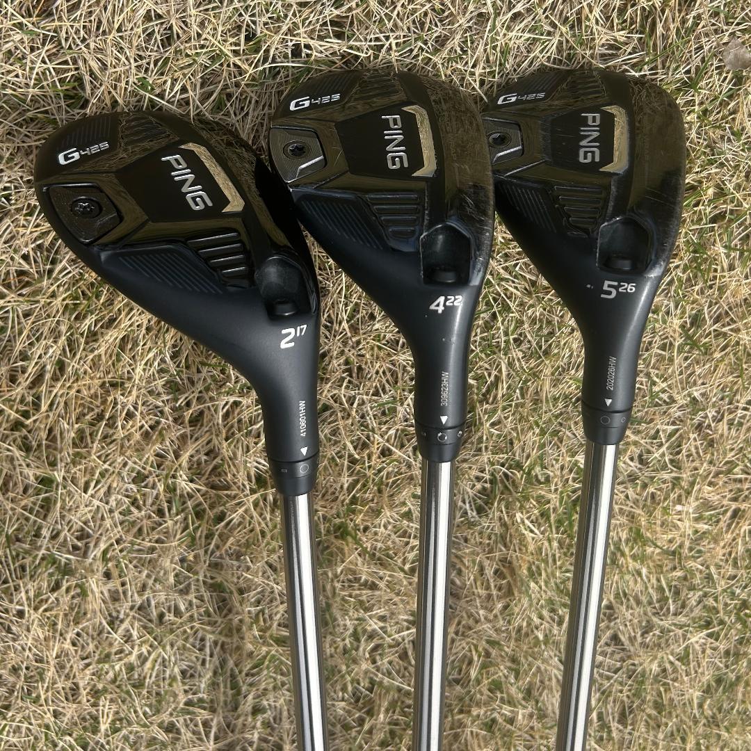 PING G425 ユーティリティ 3本セット