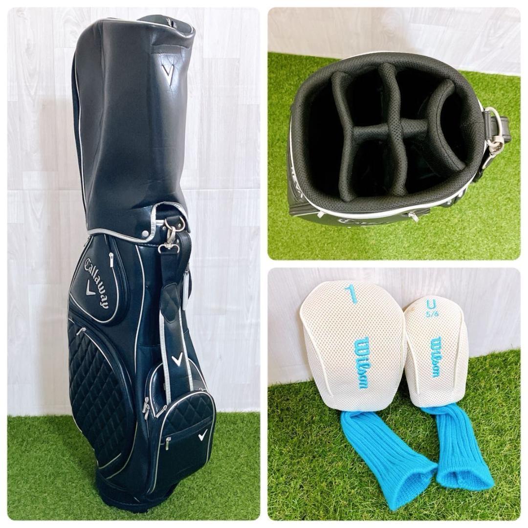 ウィルソン ティアラ レディースゴルフセット 初心者 L キャロウェイ REVA