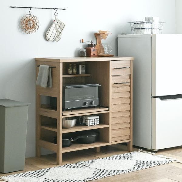 【UMEair】LAFIKA レンジボード（ロータイプ 85.4cm幅）