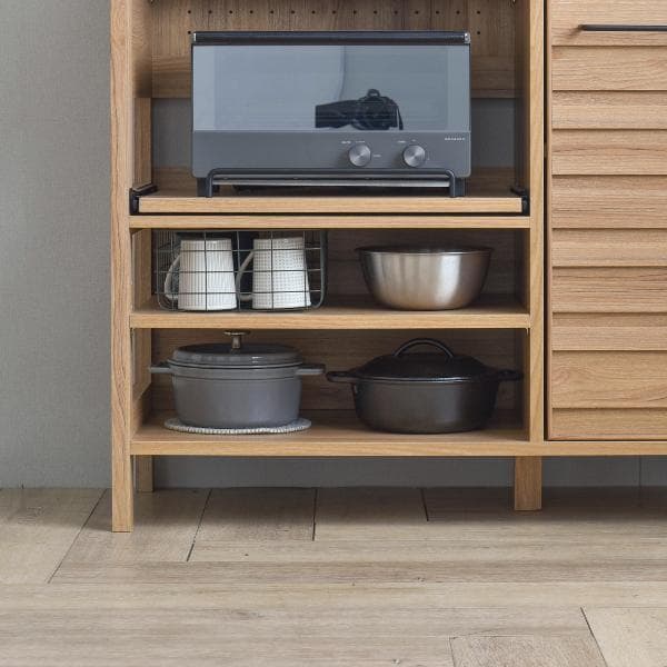 【UMEair】LAFIKA レンジボード（ロータイプ 85.4cm幅）