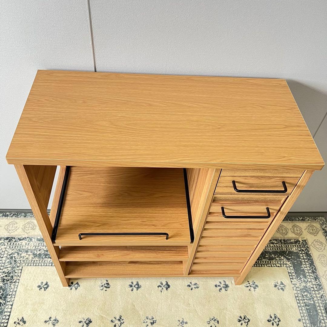 【UMEair】LAFIKA レンジボード（ロータイプ 85.4cm幅）