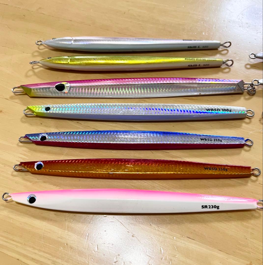 最終値下げ　メタルジグ１２本セット　鉄ジグ　スキルロング　ウィークベイト