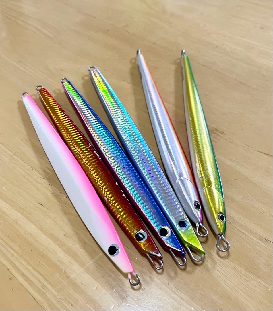 最終値下げ　メタルジグ１２本セット　鉄ジグ　スキルロング　ウィークベイト