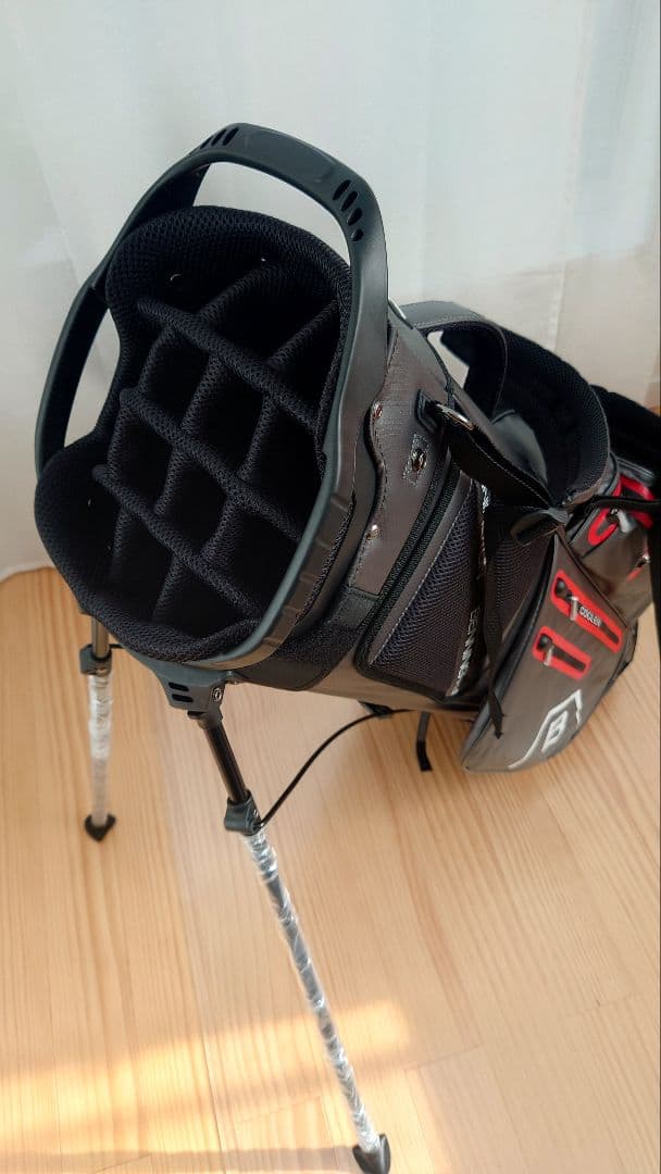 BENNINGTON ZONE ゴルフ・キャディバッグ14分割グレー&レッド新品