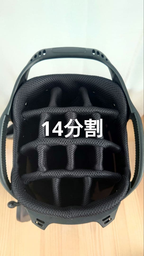 BENNINGTON ZONE ゴルフ・キャディバッグ14分割グレー&レッド新品
