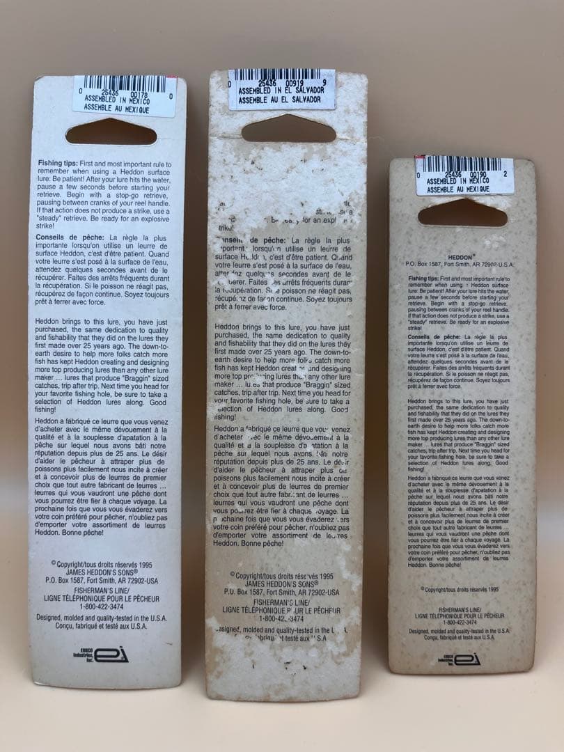 1-22 Heddon ルアー 3点セット