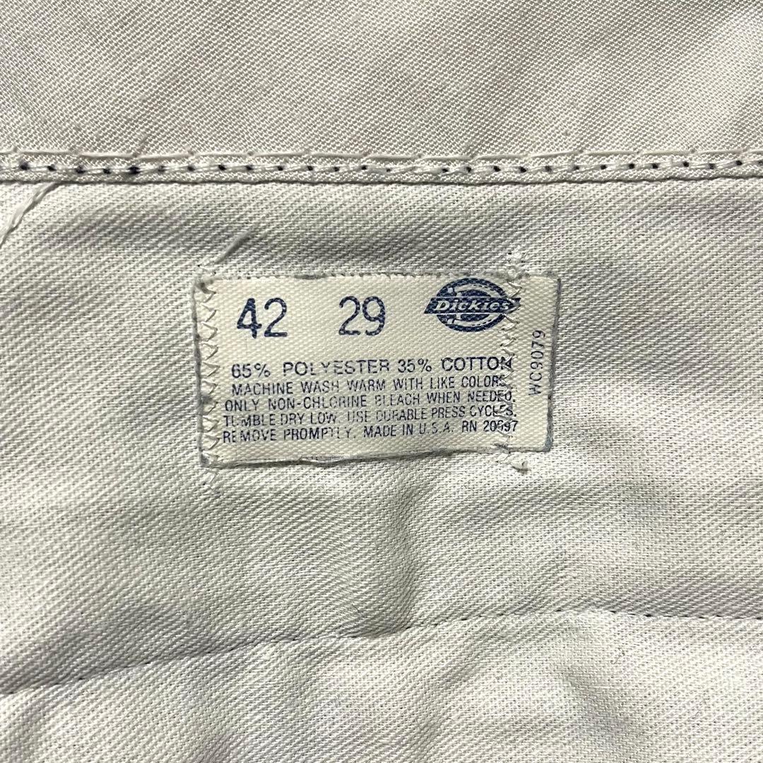 VINTAGE 80s USA製 Dickies874 W42 チビタグ