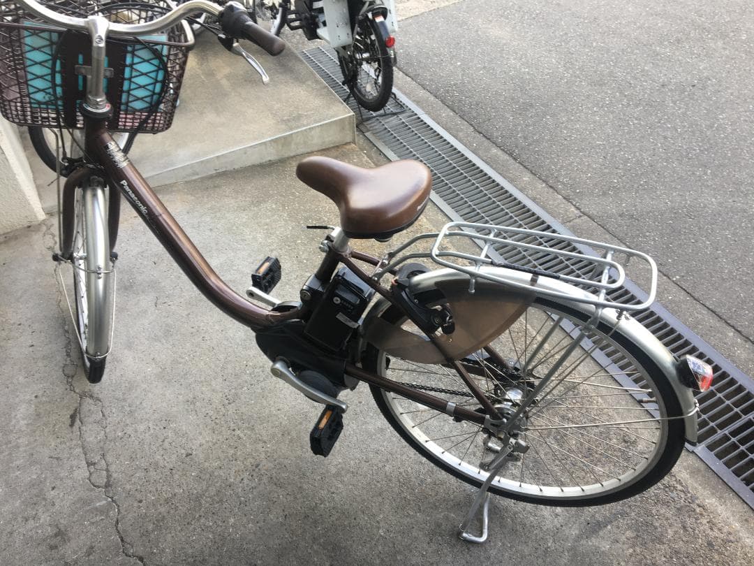 地域限定送料無料　ビビ　L　軽量モデル　12AH　茶色　神戸市　電動自転車
