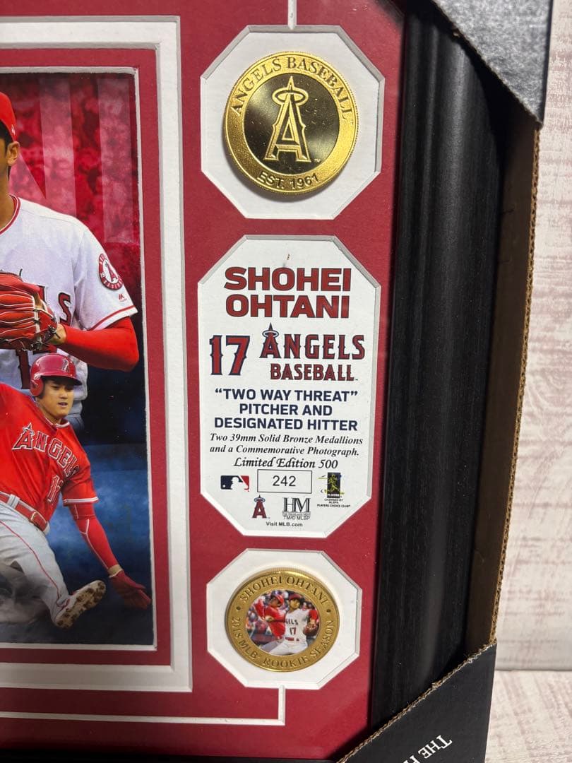 【世界限定500枚】大谷翔平 フォトミント 新人賞 獲得記念 シリアルNo.入り