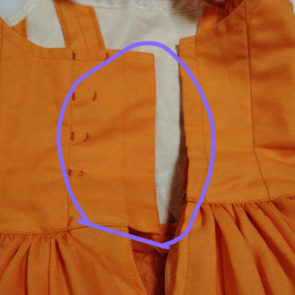 バレエ　オレンジ ミニスカート　ワンピース　花付き5着　花なし２着　帽子付