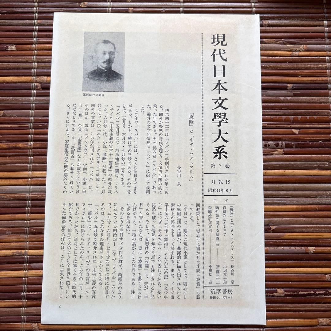 現代日本文学体系　全97巻　文学全集