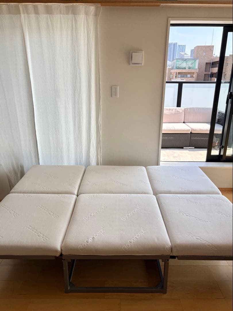 BoConcept、Xtra、フットスツール、オットマン、折り畳みベッド