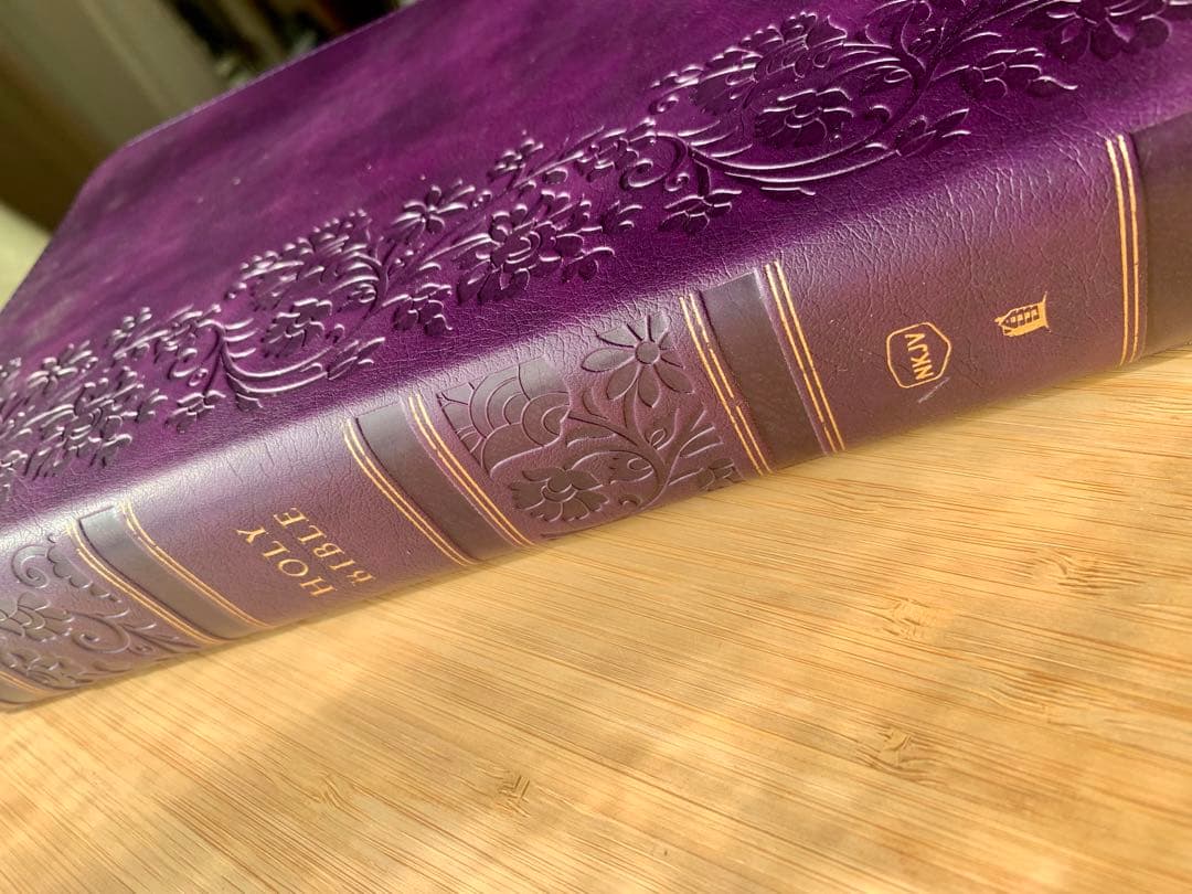 【希少品】英語の聖書 ノート欄付き NKJV Wide-Margin Bible