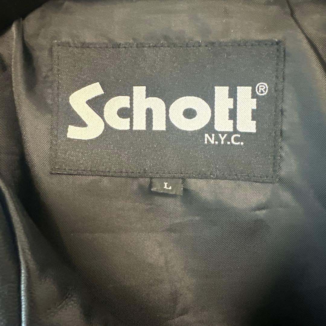 ジャケット・アウター SCHOTT LOOSE FIT LEATHER JACKET