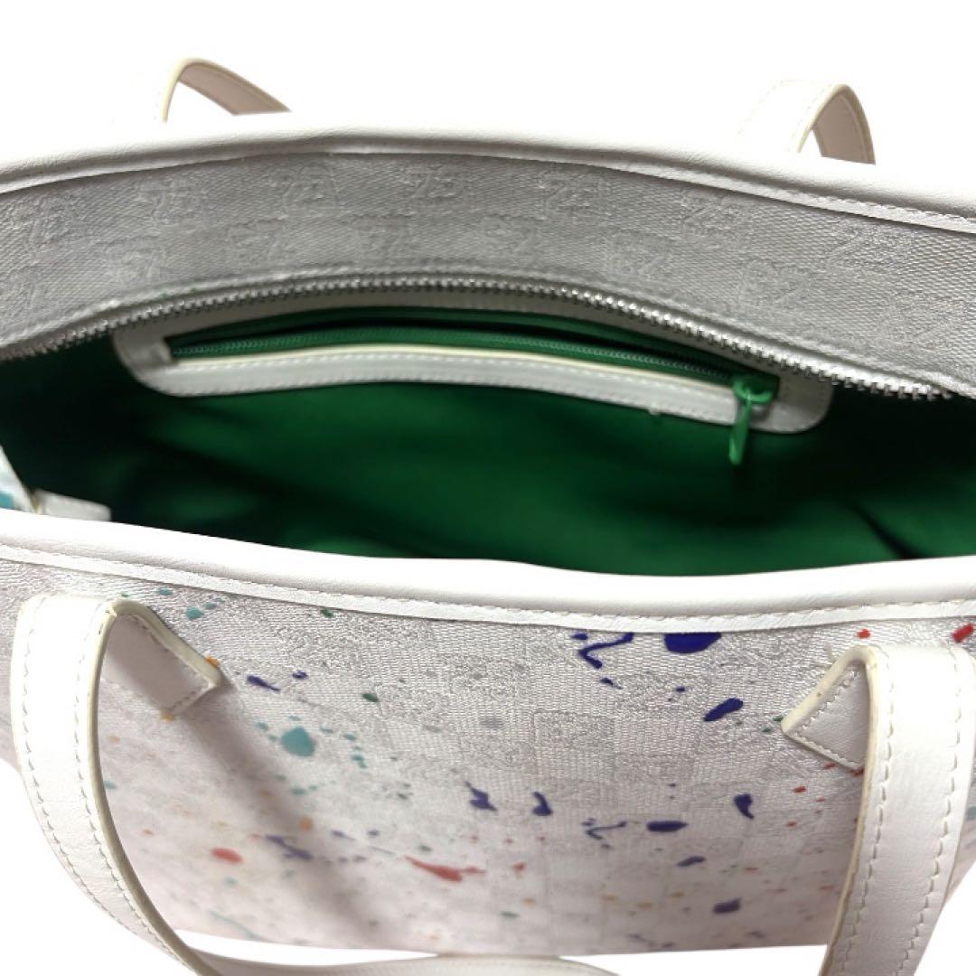 NIKE JORDAN トートバッグ ペイント柄 ホワイト ジャンプマン レア