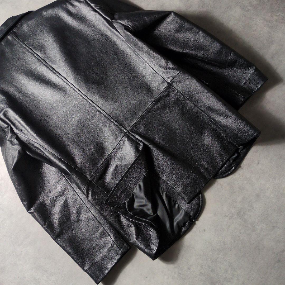 00s アーカイブ COMMECAISM 本革 レザーテーラードジャケット