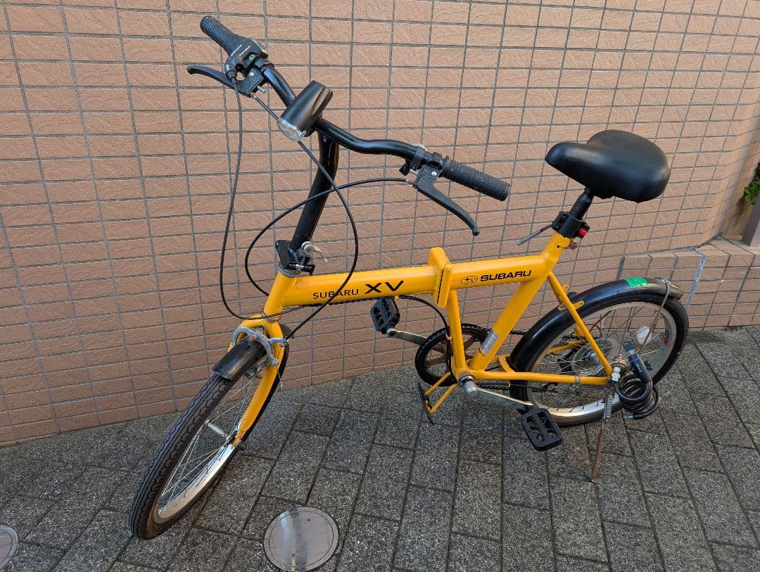 SUBARU XV 折りたたみ自転車 イエロー　非売品