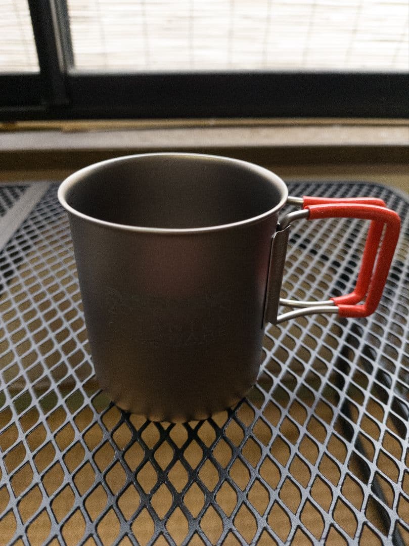 チタンマグ・コーヒー湯沸かしセット（EVERNEW, peak,笑's）