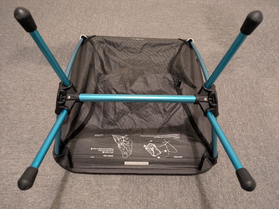 超絶軽い♪Helinox ヘリノックス チェアゼロ　ブラック　（中古）お値下不可