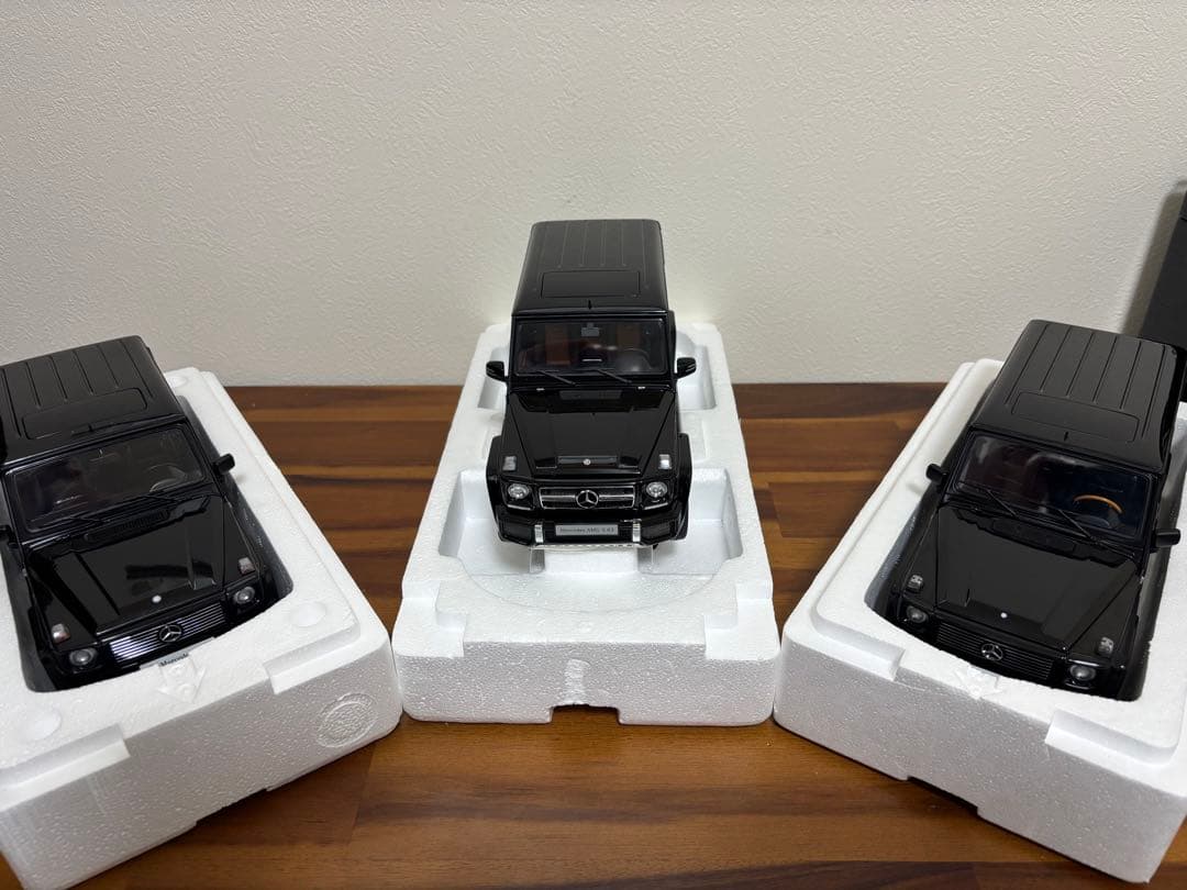 ☆美品・AUTOart☆メルセデスベンツ Gシリーズ 3台セット＋α 1/18