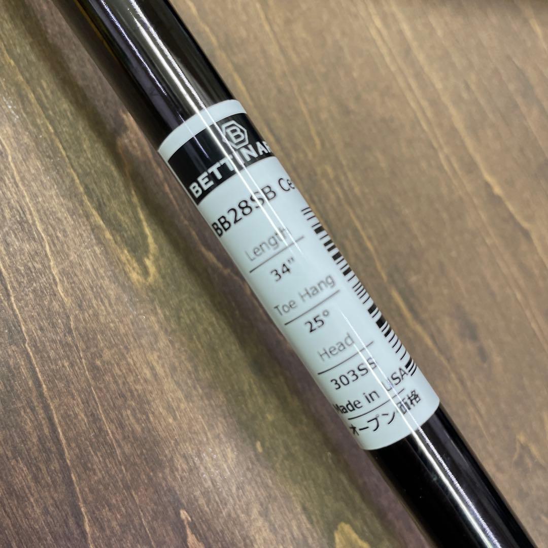 ベティナルディ BB28SB センターシャフト パター 34インチ