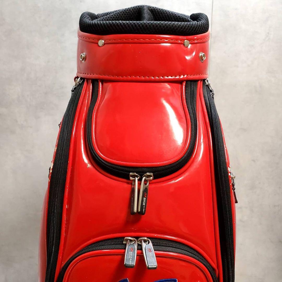 MASTER BUNNY EDITION キャディバッグ 赤 8.5型 5周年