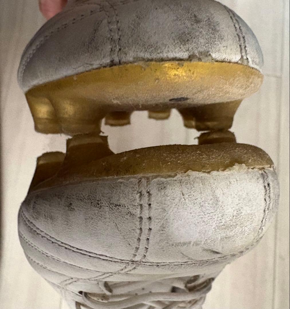 ASICS サッカーシューズ 26.5cm ホワイト/ゴールド