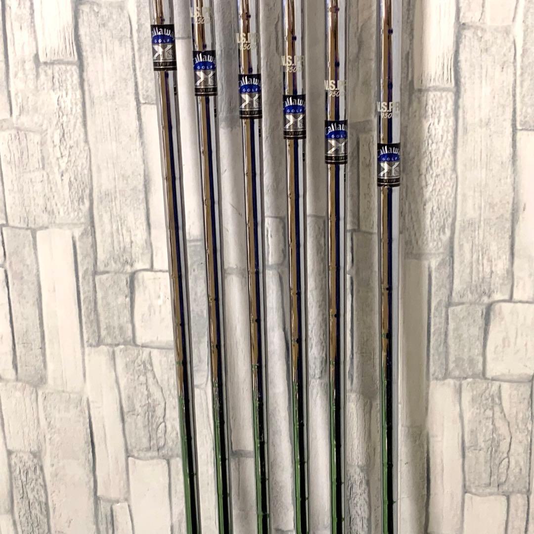 良品 Callaway/キャロウェイ X-18 FLEX S アイアンセット