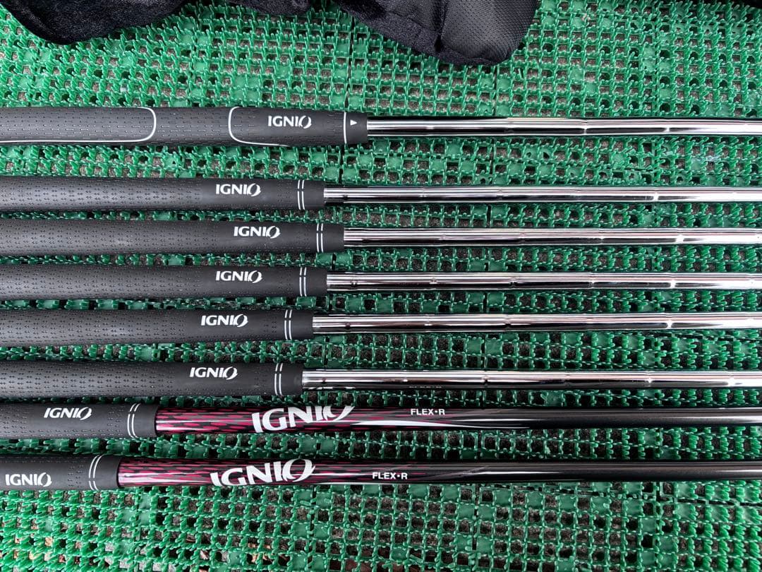 IGNIO クラブセット 1・5W 7I～9I・PW・SW(R)　PT