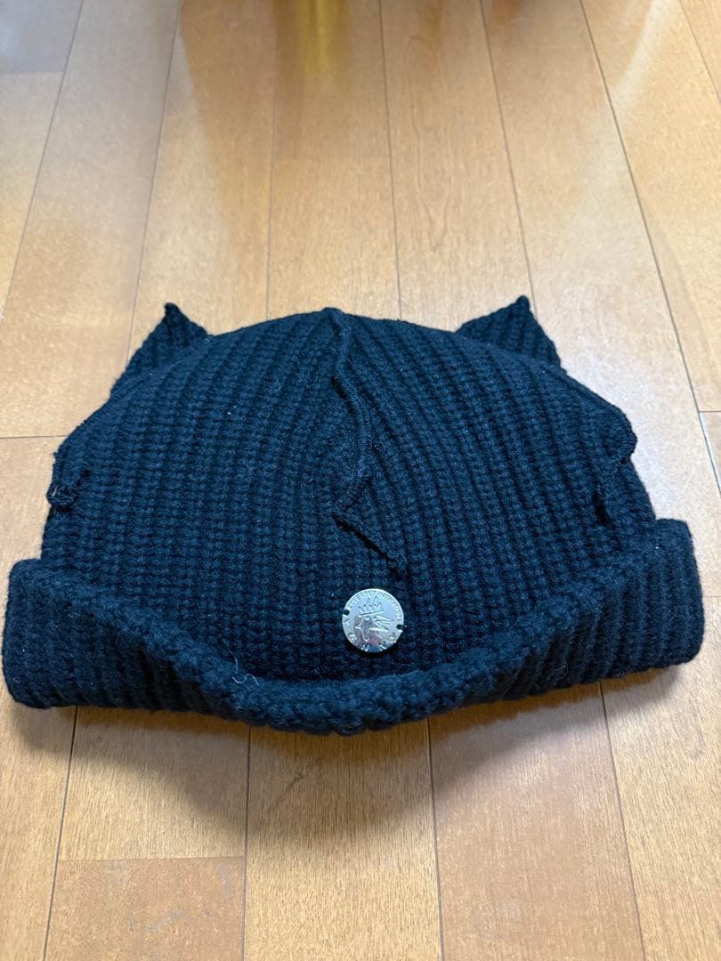 正規品　CHARLES JEFFRE LOVERBOY ニット帽　黒　値下げ可