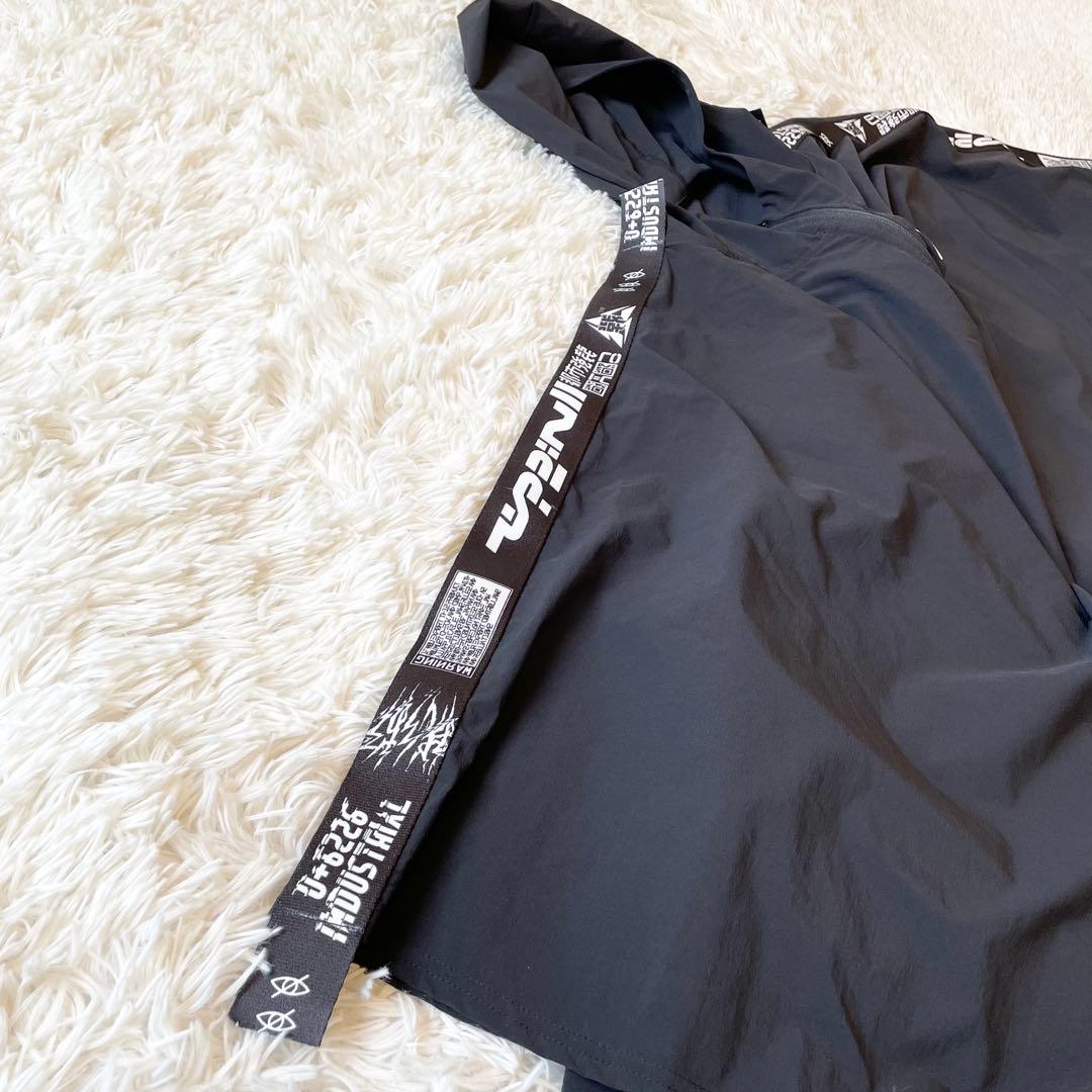 中央町戦術工芸 ポンチョ レインウェア 防水 ブラック フリーサイズ レア