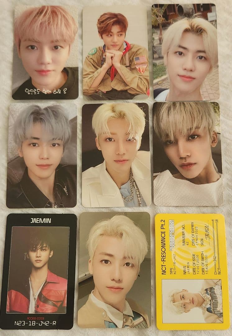 NCT ジェミン トレカ セット