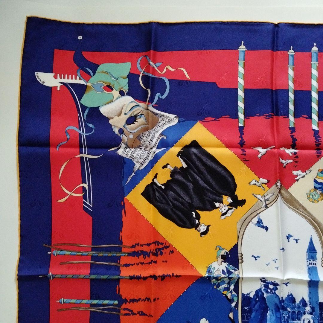 ✨️エルメス✨️　スカーフ90 「ベニスのカーニバル」