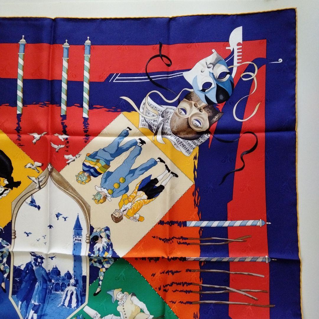 ✨️エルメス✨️　スカーフ90 「ベニスのカーニバル」