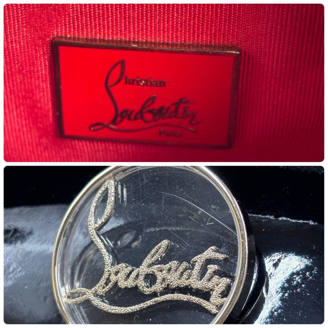 未使用級✨クリスチャンルブタン　リヴィエラフラップチェーンバッグ パーティバッグ