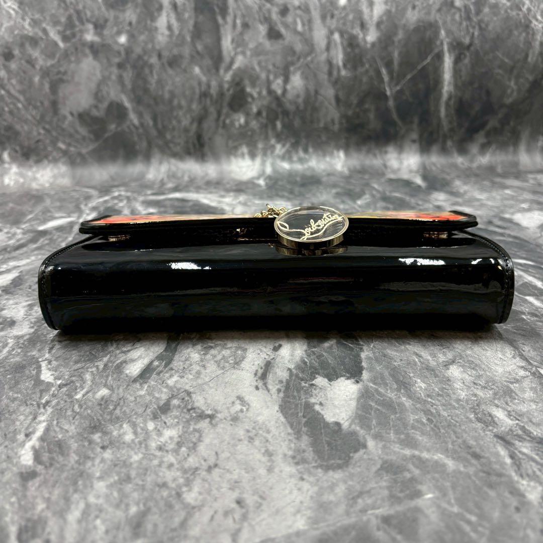 未使用級✨クリスチャンルブタン　リヴィエラフラップチェーンバッグ パーティバッグ