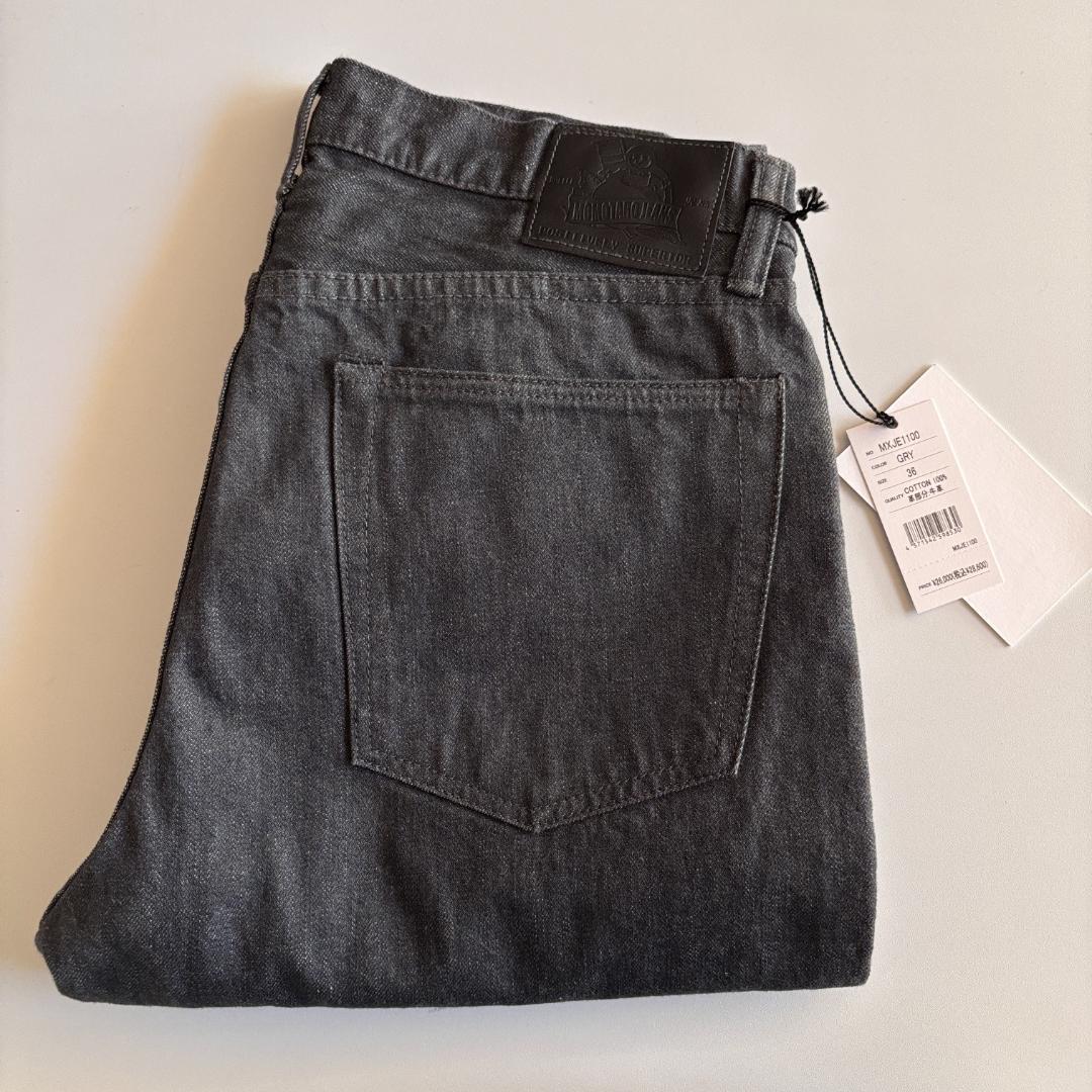 Kae　桃太郎ジーンズ MXJE1100 14oz　グレーデニム 36