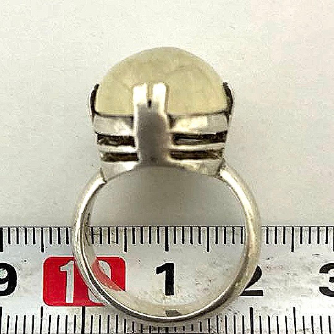 13号 大粒ムーンストーン SV925リング 11g ヴィンテージ 存在感抜群