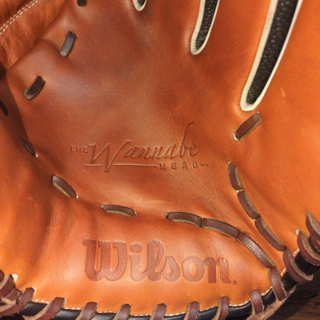 ウィルソン　外野用　99型　ワナビーヒーロー　芯改良　ほぼ未使用　大谷カラー