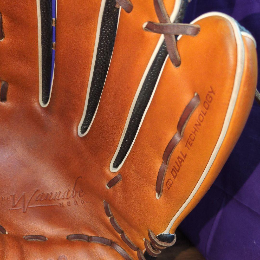 ウィルソン　外野用　99型　ワナビーヒーロー　芯改良　ほぼ未使用　大谷カラー