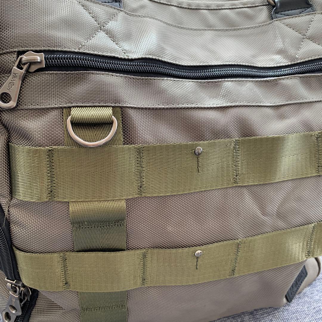 超美品　HONMA　本間ゴルフ　大容量　ゴルフバッグ　ポーチ付　シューズポケット