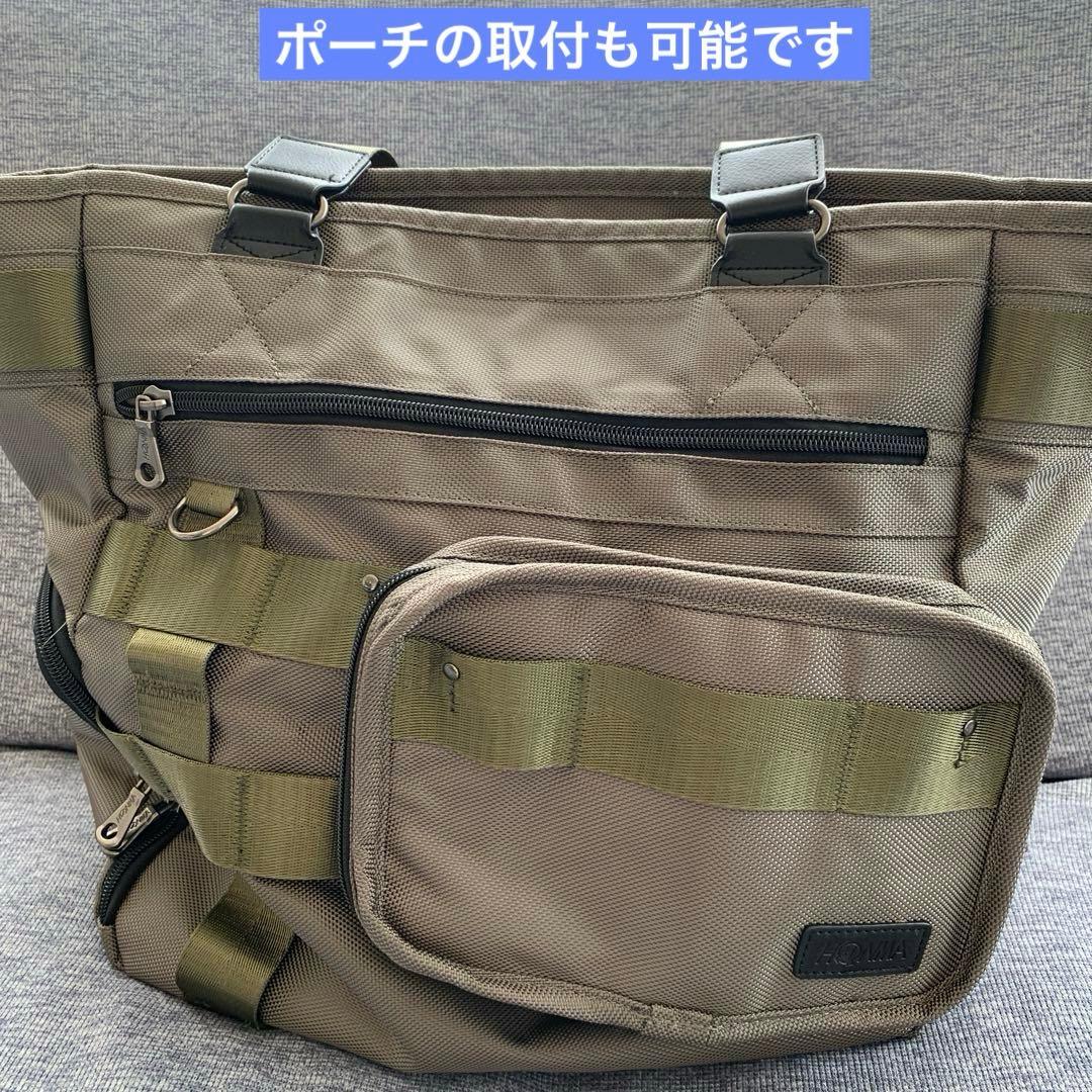 超美品　HONMA　本間ゴルフ　大容量　ゴルフバッグ　ポーチ付　シューズポケット