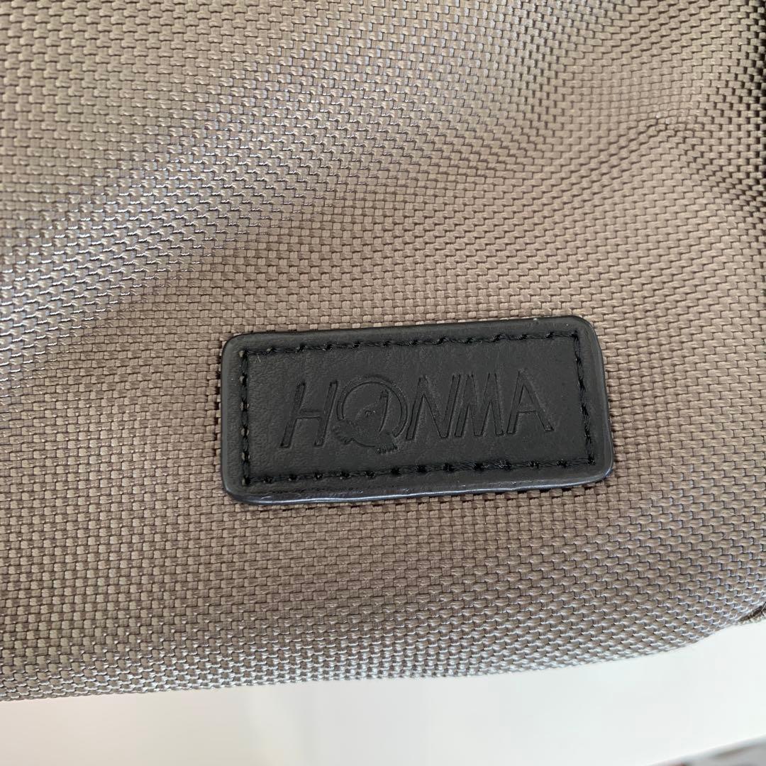 超美品　HONMA　本間ゴルフ　大容量　ゴルフバッグ　ポーチ付　シューズポケット